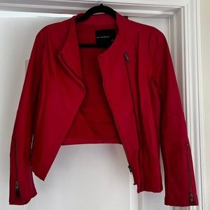 Red Leather Jacket from Vici